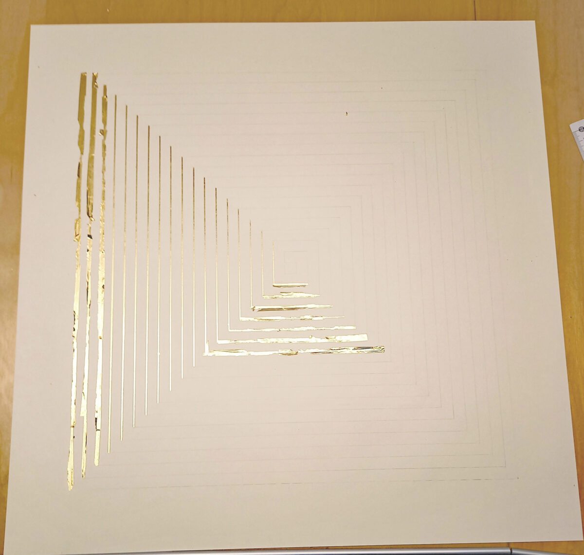 Lineëren met bladgoud
